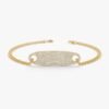 Bold Diamond ID Bracelet