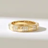 925 Sterling Silver Pave Diamond Band - Image 2