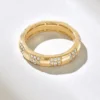 925 Sterling Silver Pave Diamond Band - Image 6