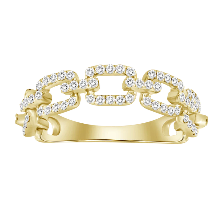 Briar Diamond Open Chain Link Ring