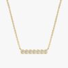 Bubble Bar Diamond Necklace