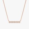 Bubble Bar Diamond Necklace - Image 3