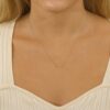 Bubble Bar Diamond Necklace - Image 4