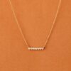 Bubble Bar Diamond Necklace - Image 6