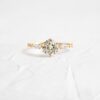 Canvas Diamond Round Solitaire Ring with round stone and simple setting