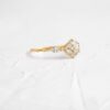 Canvas Diamond Round Solitaire Ring featuring a round Premium CZ Diamond