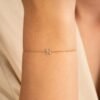 Capital Initial Diamond Bracelet - Image 4