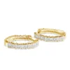 Charlotte hoops in 925 sterling silver with thick gold plating