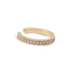 Christy ear cuff with a sleek modern silhouette