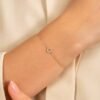 Circle Diamond Bracelet - Image 5