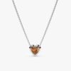 Citrine Heart Necklace - Image 2