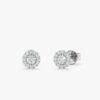 Classic Diamond Halo Studs - Image 2