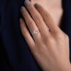 Wish-inspired ring in 925 sterling silver and gold plating