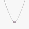 Dainty Amethyst Necklace - Image 2