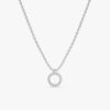 Dainty Circle Of Life Diamond Necklace - Image 2