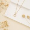 Dainty Circle Of Life Diamond Necklace - Image 6