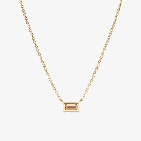 Dainty Citrine Necklace