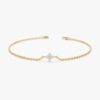 Dainty Diamond Clover Bracelet