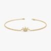 Dainty Diamond Eye Bracelet