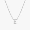 Dainty Diamond Initial Necklace - Image 2