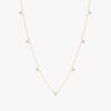 Dainty Diamond Station Necklace