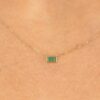Dainty Emerald Necklace - Image 4