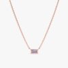 Dainty Moonstone Necklace - Image 3