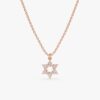 Dainty Star of David Charm Necklace - Image 5
