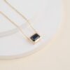 Dark Blue Sapphire Necklace - Image 3