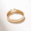 Diamond 925 Sterling Silver Band | 925 Sterling Silver Thick Band Solitaire Ring | Diamond - Image 7
