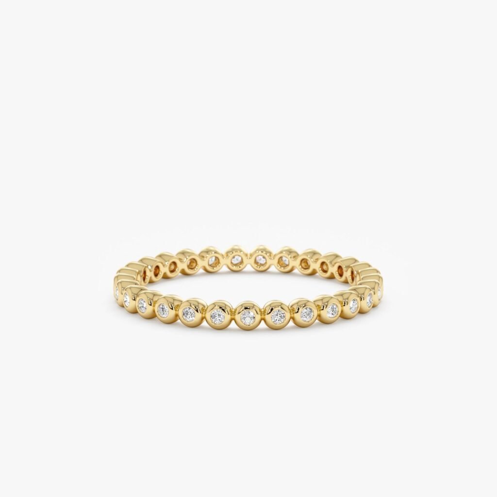 Diamond 925 Sterling Silver Eternity Ring