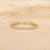 925 Sterling Silver Diamond 925 Sterling Silver Eternity Ring - Image 3
