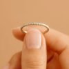 Diamond eternity ring designed for stacking or solo wear