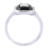 Gold plated sterling silver statement ring with black onyx