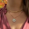 Diamond And Mother Of Pearl Compass Charm - Image 3