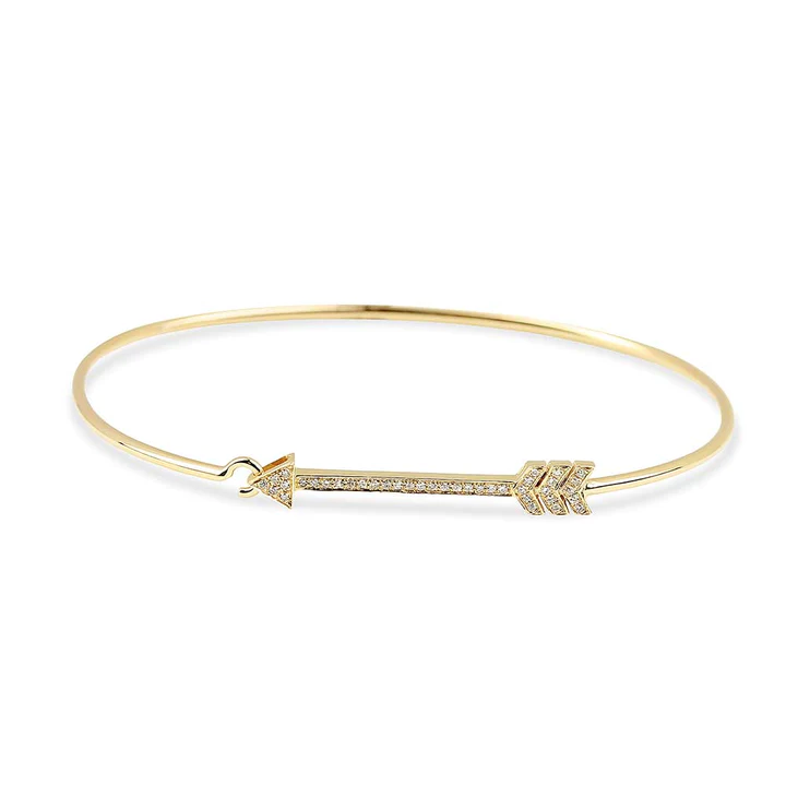 Diamond Arrow Latch Bracelet