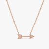 Diamond Arrow Necklace - Image 4