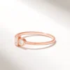 Delicate ring with 4.90 mm top width and slender band profile