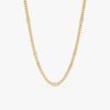 Diamond Bezel Cuban Chain Necklace