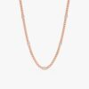 Diamond Bezel Cuban Chain Necklace - Image 4