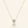 Diamond Bezel Necklace | Diamond Necklace | Diamond Necklace for women