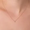 Diamond Bezel Necklace | Diamond Necklace | Diamond Necklace for women - Image 4