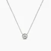 Diamond Bezel Necklace | Diamond Necklace | Diamond Necklace for women - Image 8