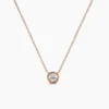 Diamond Bezel Necklace | Diamond Necklace | Diamond Necklace for women - Image 9