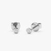 Diamond Bezel Studs - Image 2