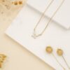 Diamond Butterfly Necklace - Image 3