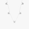 Diamond Butterfly Station Necklace - Image 2