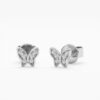 Diamond Butterfly Studs - Image 2