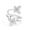 Diamond Butterfly Wrap Diamond Ring - Image 4