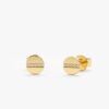 Diamond Button Studs